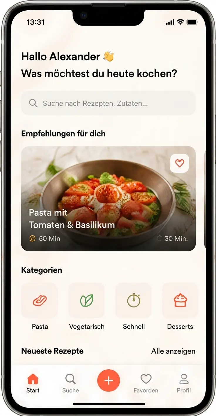 App-Vorschau von Cookatoo